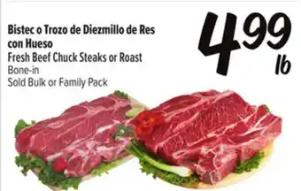 El Super Fresh Fresh Beef Chuck Steaks or Roast offer