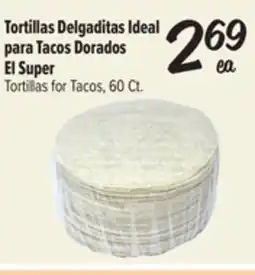 El Super Fresh El Super Tortillas for Tacos offer