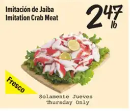 El Super Fresh Imitation Crab Meat offer