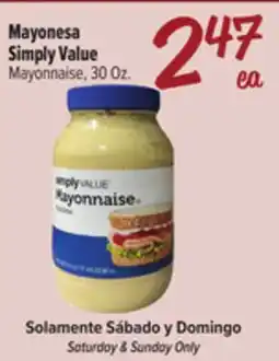 El Super Fresh Simply Value Mayonnaise offer