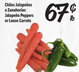 El Super Fresh Jalapeño Peppers or Loose Carrots offer