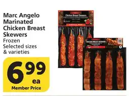 Albertsons Marc Angelo Marinated Chicken Breast Skewers offer