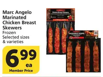 Albertsons Marc Angelo Marinated Chicken Breast Skewers offer