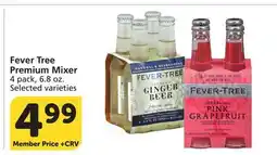 Albertsons Fever Tree Premium Mixer offer