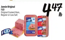El Super Fresh FUD Original Cooked Ham, Regular or Low Salt offer