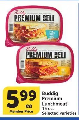 Albertsons Buddig Premium Lunchmeat offer