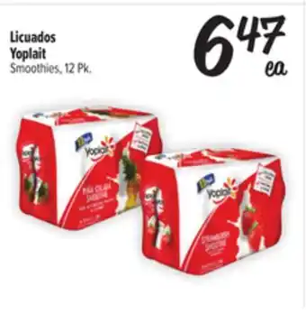 El Super Fresh Yoplait Smoothies offer