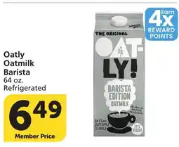 Albertsons Oatly Oatmilk Barista offer