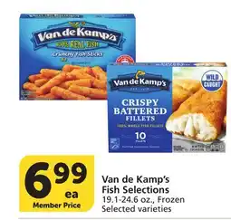 Albertsons Van de Kamp's Fish Selections offer