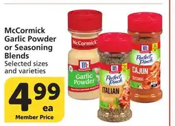 Albertsons McCormick Garlic Powder or Seasoning Blends offer
