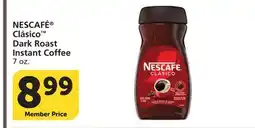 Albertsons NESCAFÉ Clásico Dark Roast Instant Coffee offer