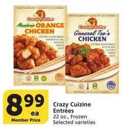 Albertsons Crazy Cuizine Entrées offer