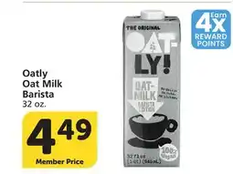 Albertsons Oatly Oat Milk Barista offer