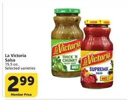 Albertsons La Victoria Salsa offer