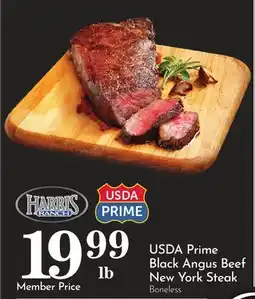 Pavilions USDA Prime Black Angus Beef New York Steak offer