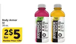 Albertsons Body Armor IV offer