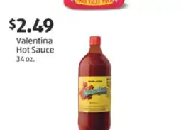 Aldi Valentina Hot Sauce offer