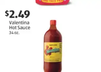 Aldi Valentina Hot Sauce offer