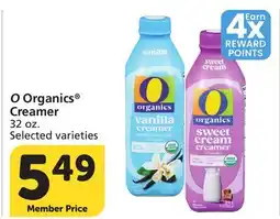 Albertsons O Organics Creamer offer