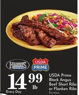 Pavilions USDA Prime Black Angus Beef Short Ribs or Flanken Ribs offer