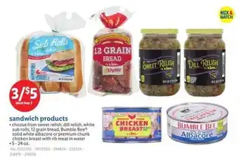 Lidl Sandwich products offer