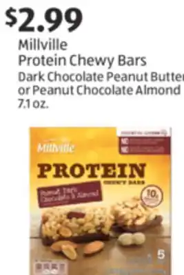 Aldi Millville Protein Chewy Bars offer