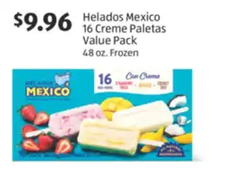 Aldi Helados Mexico 16 Creme Paletas Value Pack offer