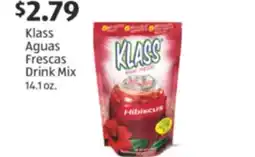 Aldi Klass Aguas Frescas Drink Mix offer