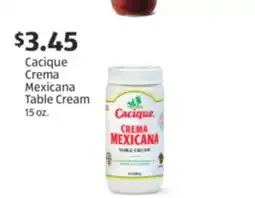 Aldi Cacique Crema Mexicana Table Cream offer