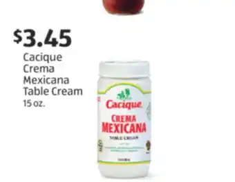 Aldi Cacique Crema Mexicana Table Cream offer