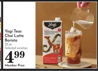 Pavilions Yogi Teas Chai Latte Barista offer