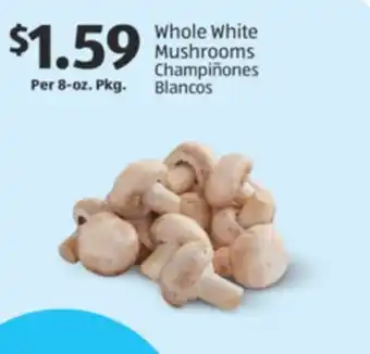 Aldi Whole White Mushrooms offer