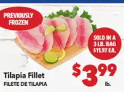 Vallarta Supermarkets Tilapia Fillet / FILETE DE TILAPIA offer