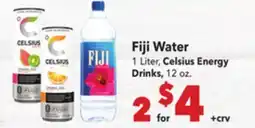 Vallarta Supermarkets Fiji Water offer