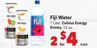 Vallarta Supermarkets Fiji Water offer