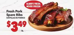 Vallarta Supermarkets Fresh Pork Spare Ribs offer