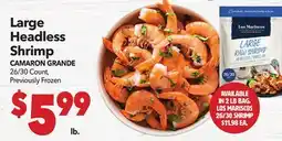 Vallarta Supermarkets Large Headless Shrimp / CAMARON GRANDE offer