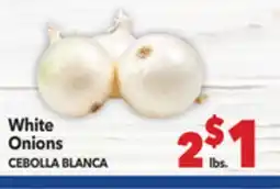 Vallarta Supermarkets White Onions / CEBOLLA BLANCA offer