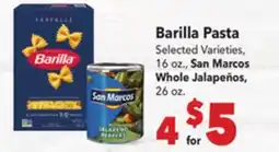 Vallarta Supermarkets Barilla Pasta offer