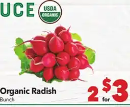 Vallarta Supermarkets Organic Radish offer