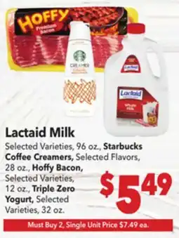 Vallarta Supermarkets Lactaid Milk offer