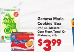 Vallarta Supermarkets Gamesa Maria Cookies Box offer