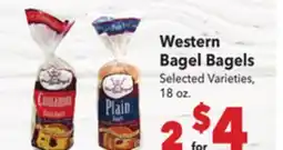 Vallarta Supermarkets Western Bagel Bagels offer