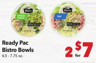 Vallarta Supermarkets Ready Pac Bistro Bowls offer