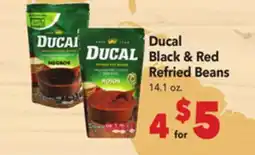 Vallarta Supermarkets Ducal Black & Red Refried Beans offer
