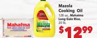 Vallarta Supermarkets Mazola Cooking Oil offer