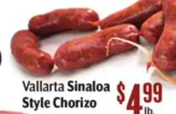 Vallarta Supermarkets Vallarta Sinaloa Style Chorizo offer