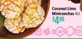 Vallarta Supermarkets Coconut Lime Miniconchas offer