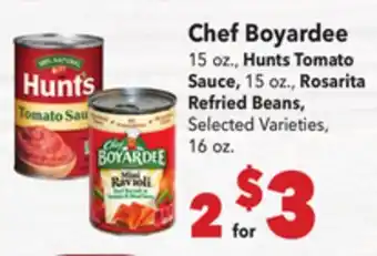 Vallarta Supermarkets Chef Boyardee offer