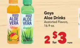 Vallarta Supermarkets Goya Aloe Drinks offer